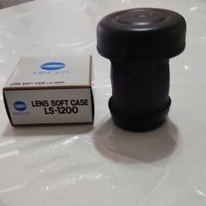 Camera lens case pouch sleeve soft Collapsible SLR Minolta LS 1200 ALL MODELS